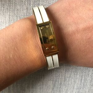 Michael Kors Gold White Bracelet